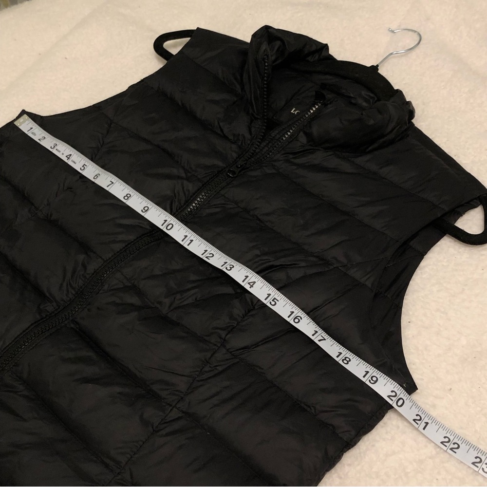Lord & Taylor Black Down Filled Puffer Vest - Picture 9 of 10